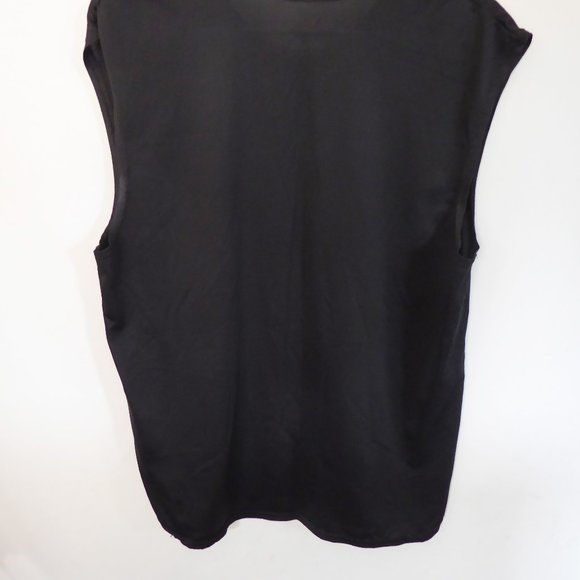 NIKE BRAND MENS BLACK SLEEVELESS TANK TOP WORKOUT SHIRT (NEW) LARGE - Picture 6 of 6